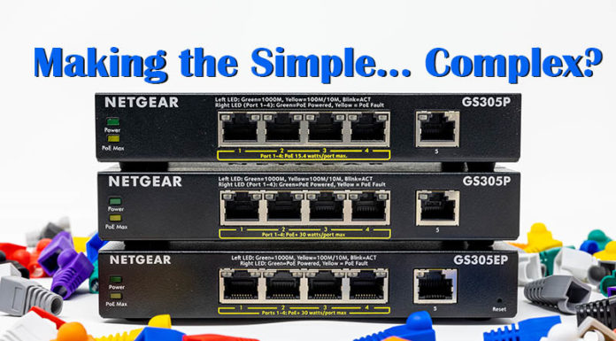 Netgear Making Simple PoE Switches too Complex Netgear GS305P Complex Web Cover