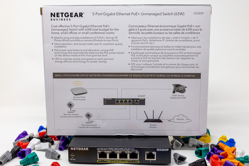 Netgear GS305P v2 63W 5-port PoE+ Switch Review