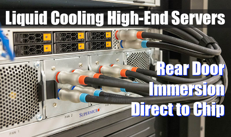Supermicro Liquid Cooling Direct To Chip Cooling Top Water Feeds 1