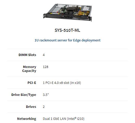 Supermicro SYS 510T ML Launch Snippet