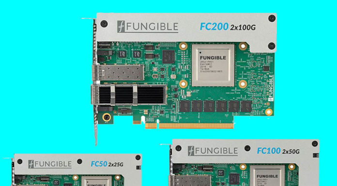 Fungible FC200 FC100 FC50 NVMe/TCP DPU Adapters Launched Fungible FC200 FC100 FC50 Adapter Cover