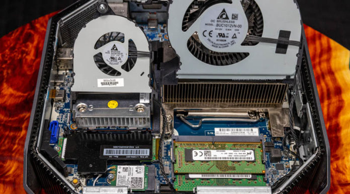 HP Z2 Mini G4 Tiny Intel-NVIDIA Workstation A TMM Style Overview HP Z2 Mini G4 M.2 SSD Wifi And SODIMM Memory