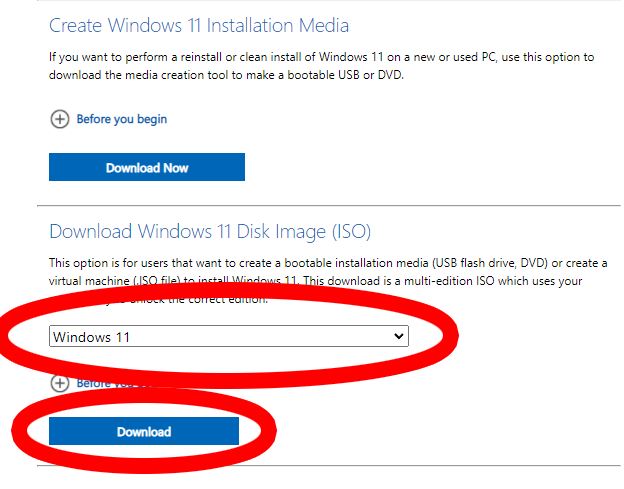 Microsoft Windows 11 Download ISO Cover