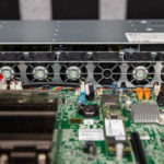 Supermicro SYS 510T MR Four Fan Partition Installed