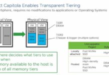 VMware Project Capitola Enables Local and Cluster Memory Tiering VMware Project Capitola Transparent Tiering