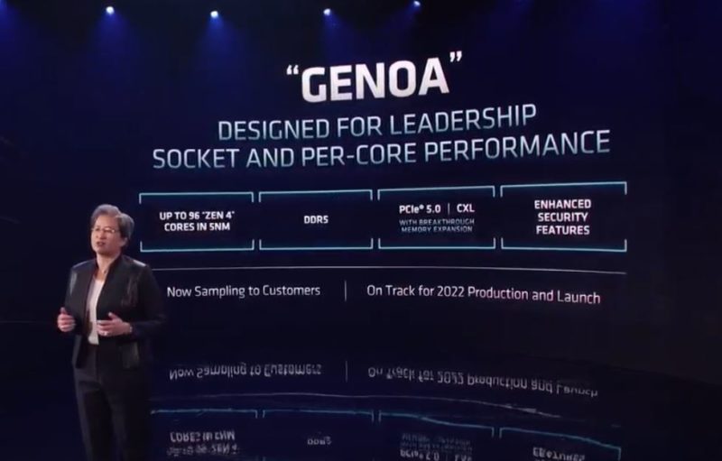 AMD Genoa Lisa Su