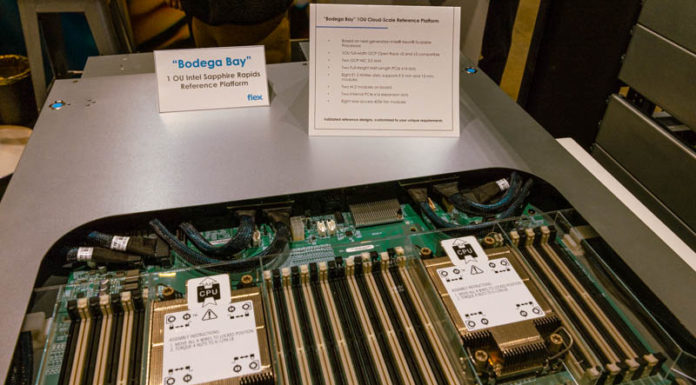 Flex Bodega Bay First Look at an Intel Xeon Sapphire Rapids System Flex Bodega Bay 1 OU Intel Sapphire Rapids Xeon Development Platform Spec Card