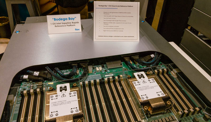 Flex Bodega Bay 1 OU Intel Sapphire Rapids Xeon Development Platform Spec Card