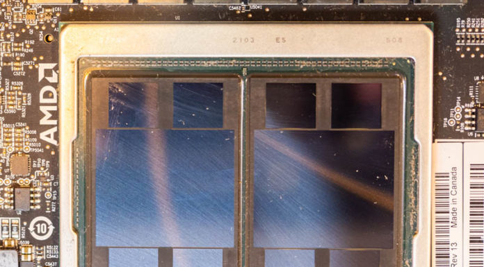 Behold the AMD Instinct MI250X OAM at SC21 HPE Cray EX AMD Instinct MI250X At SC21 Package Close