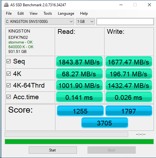 Kingston NV1 1TB NVMe SSD Review - ServeTheHome