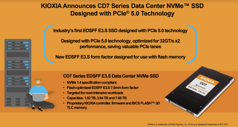Kioxia CD7 EDSFF Overview 1