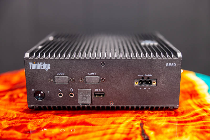 Lenovo ThinkEdge SE50 Front With Caps
