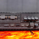 Lenovo ThinkEdge SE50 Rear With Caps