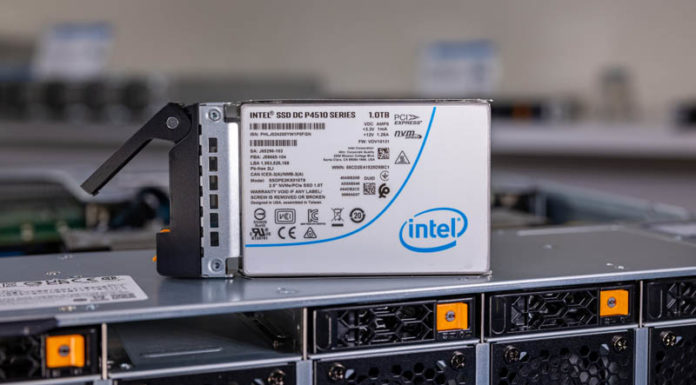 Solidigm Rises as Intel Sells SSD Business to SK Hynix Supermicro Hyper E SYS 220HE FTNR Intel P4510 NVMe SSD