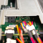 Supermicro SYS 210GP DNR Chassis Data And Power Connecting To Node