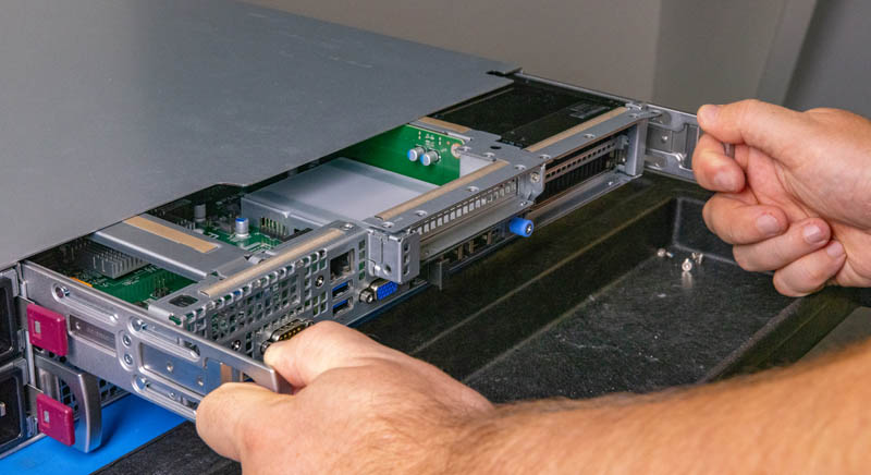 Supermicro SYS 210GP DNR Rear Removing Top Node
