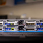 Supermicro SYS 220BT HNTR Rear Four Nodes Installed