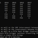Tyan FT83A B7129 GPU Topology PCIe Switches
