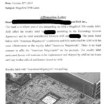 AMI Affirmation Letter For Megatrands Sticker October 21 2021 Page 1