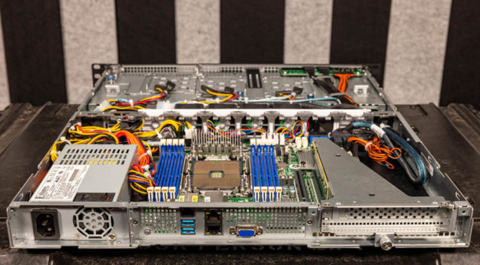 ASRock Rack 1U4LW-ICX/2T Review 1U Intel Xeon Ice Lake Hosting Node ASRock Rack 1U4LW ICX 2T Rear Overview 1