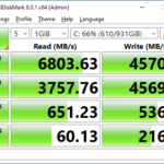 Crucial P5 Plus 1TB CrystalDiskMark 1GB