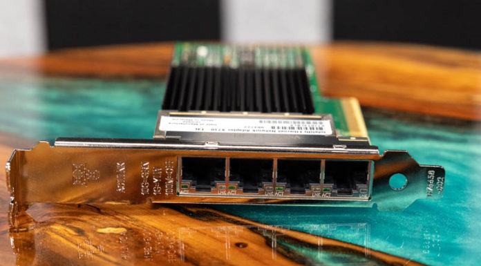 Intel X710-T4L Quad 10Gbase-T NIC Review Massive Upgrade Intel X710 T4L 10Gbase T Ports