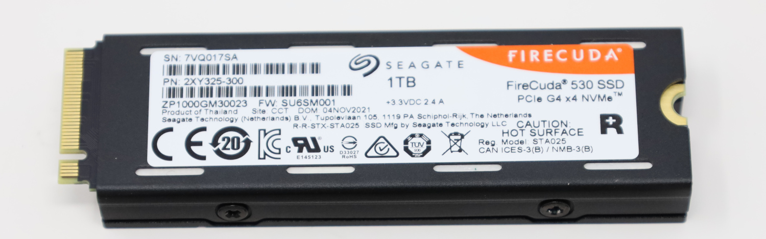  Seagate FireCuda 530 1TB M.2 PCIe Gen4 NVMe SSD - 7300 MB/s,  PS5 Compatible, 1275 TBW, 3yr Rescue : Electronics