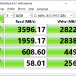 WD Black SN750 SE 1TB CrystalDiskMark 8GB