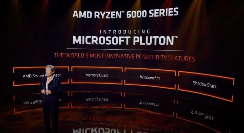 AMD Ryzen 6000 Series Mobile Microsoft Pluton