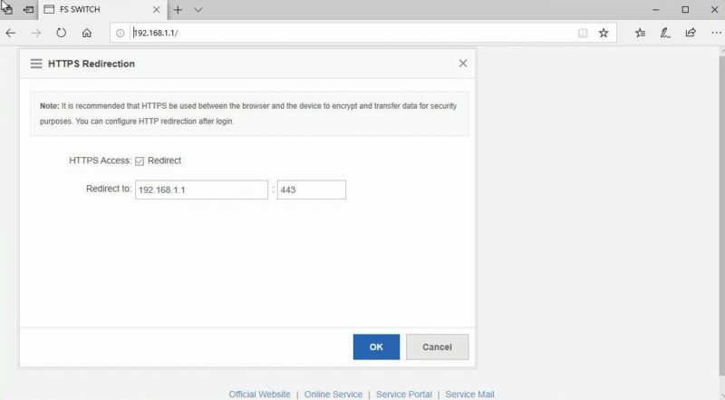 FS Management HTTPS Redirect