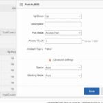 FS Management Port Edit With 100G Optic