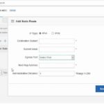 FS Management Web Add Static Route