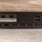HP T740 Thin Client Rear With 25GbE NIC