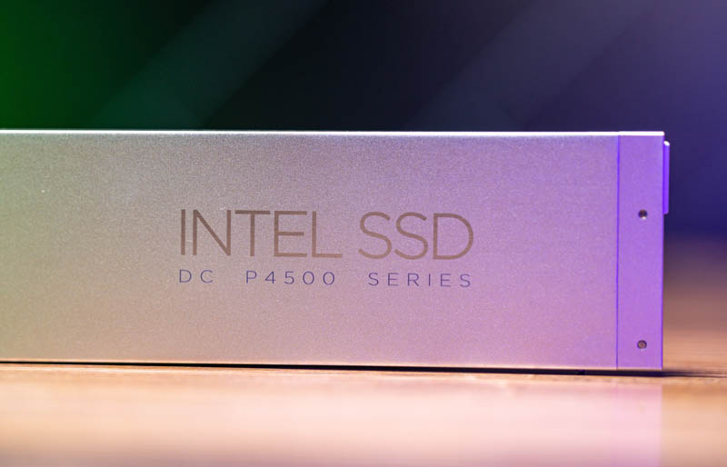 Intel DC P4500 8TB Cliffdale Ruler SSD Side 1