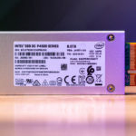 Intel DC P4500 8TB Cliffdale Ruler SSD Label With Regulatory Markings And Ruler Connector