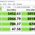 KLEVV CRAS C720 1TB CrystalDiskMark 1GB