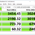 KLEVV CRAS C720 1TB CrystalDiskMark 8GB