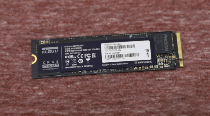 KLEVV CRAS C920 1TB PCIe Gen4 NVMe SSD Review KLEVV CRAS C920 1TB