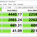 Micron 7400 Pro 3.84TB CrystalDiskMark 1GB