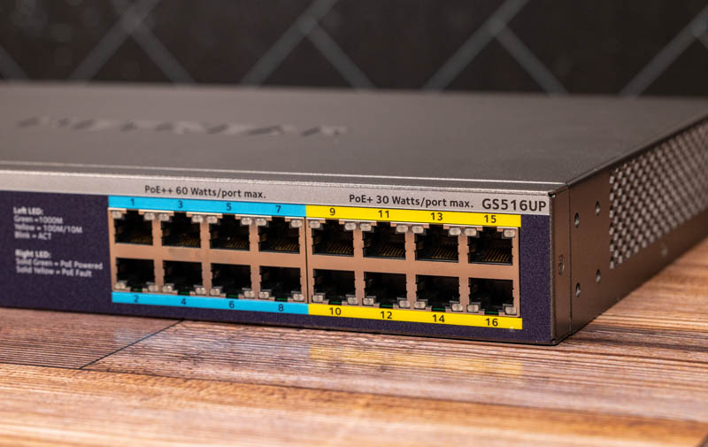 Netgear GS516UP PoE Switch Cover