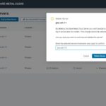 PhoenixNAP BMC Delete Server Confirmation