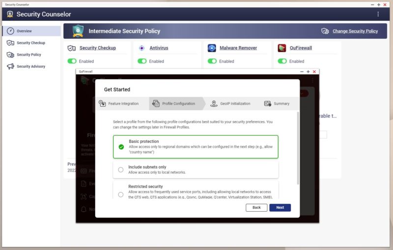 QNAP QuFirewall Setup