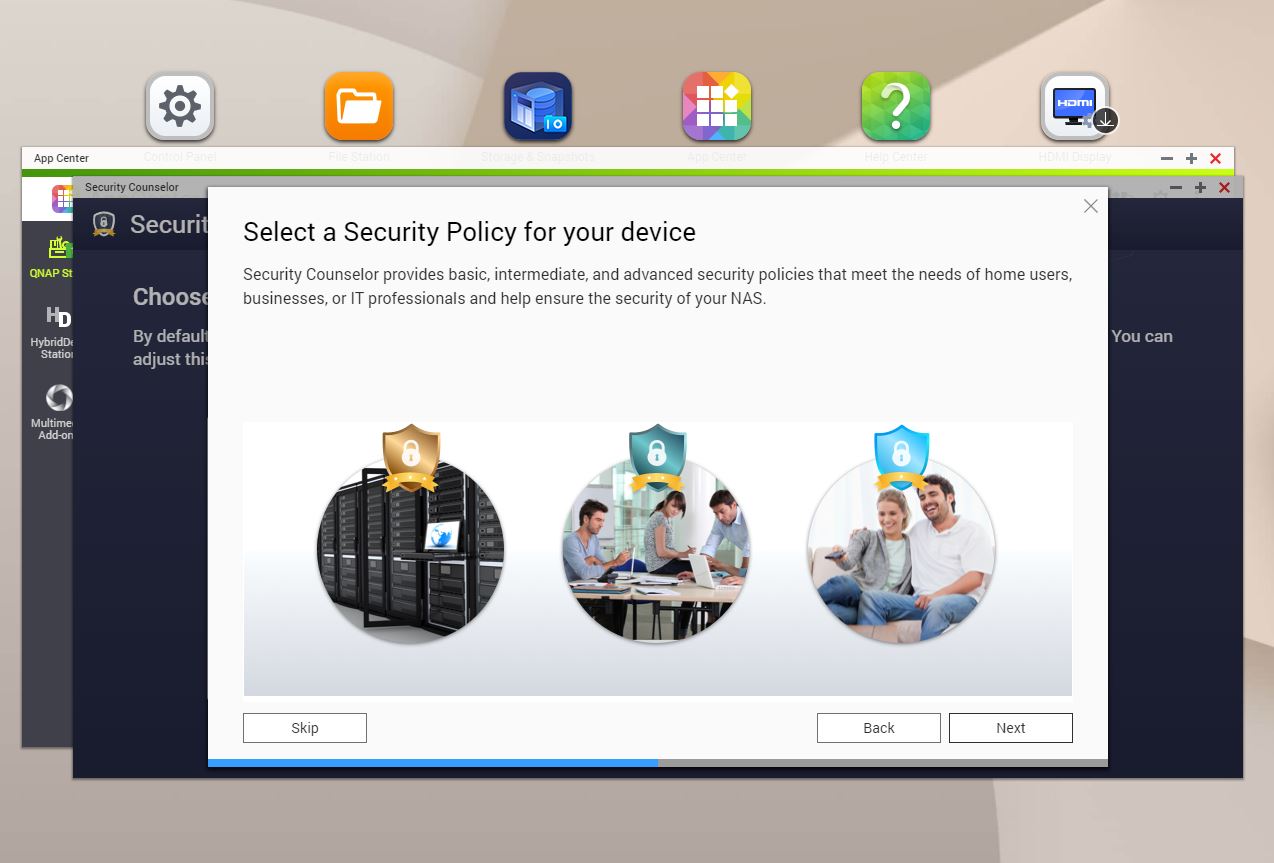 QNAP Security Counselor Not Installed In App Center