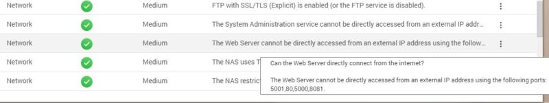 QNAP Security Counselor NAS Not Accessible From External IP