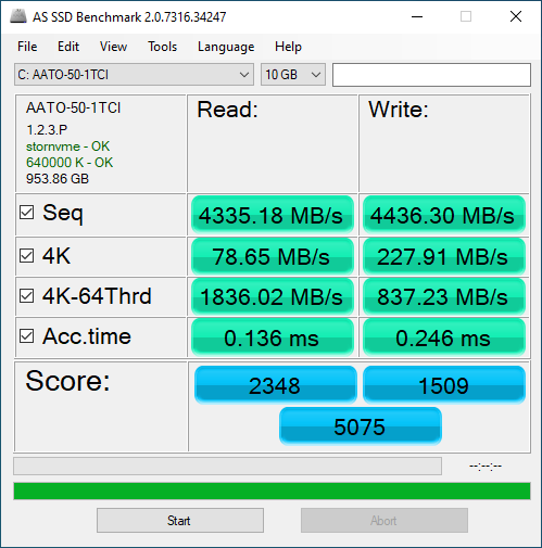 ADATA XPG ATOM 50 1TB ASSSD 10GB