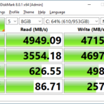 ADATA XPG ATOM 50 1TB CrystalDiskMark 8GB