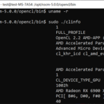 AMD ROCm 5.0 Installed With AMD Radeon RX 6900 XT