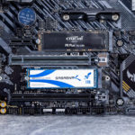 ASUS TUF B550M PLUS WI FI Two M.2 SSDs