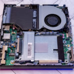 HP ProDesk 405 G4 Mini Internal Overview With HDD Carrier 2