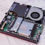 HP ProDesk 405 G4 Mini Internal Overview With HDD Carrier Angle